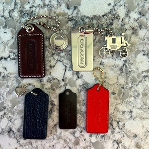 Coach Hang tags keychain lot